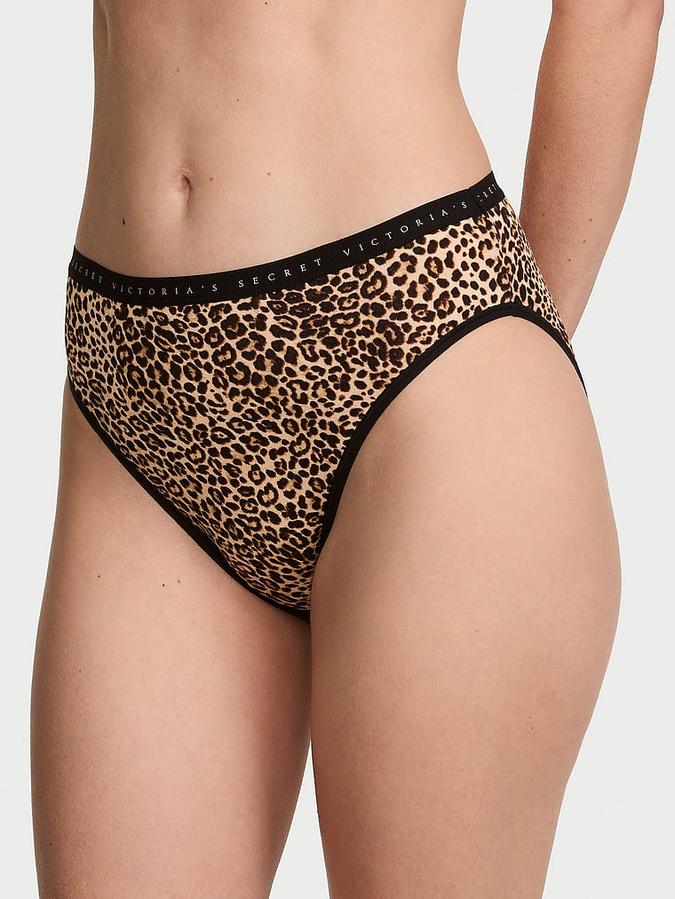 Stretch Cotton High-Leg Brief Panty