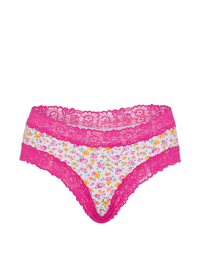 PINK Wink? Lace-Trim Cheeky Panty image number 2