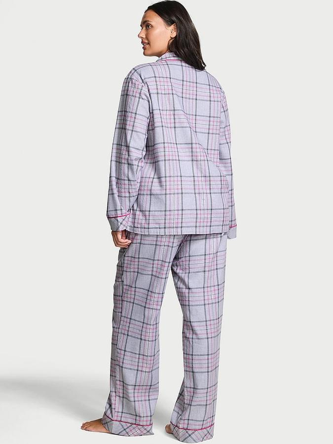 Flannel Long Pajama Set