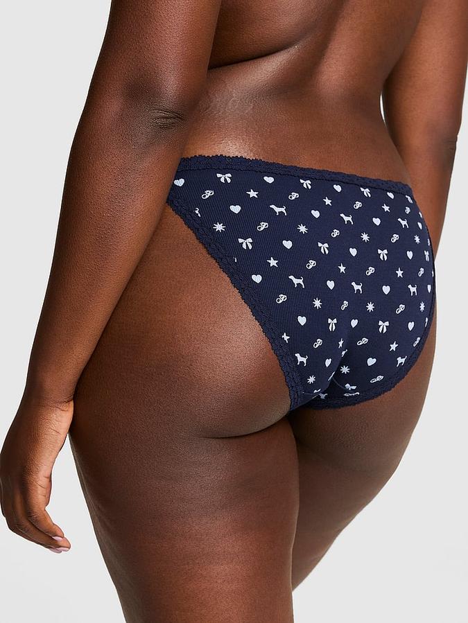 Wink Lace-Trim String Bikini Panty