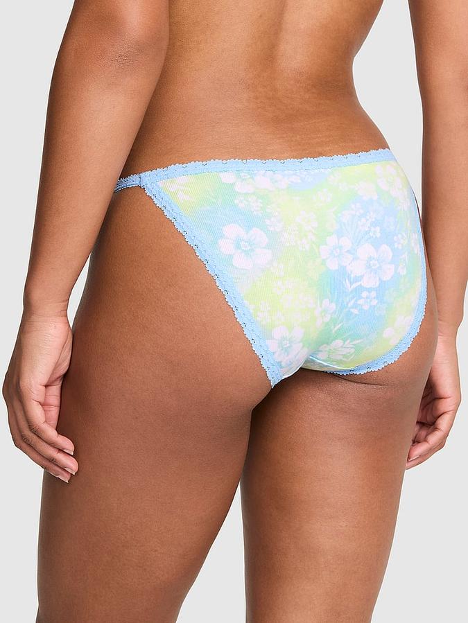 PINK Wink&trade; Lace-Trim String Bikini Panty