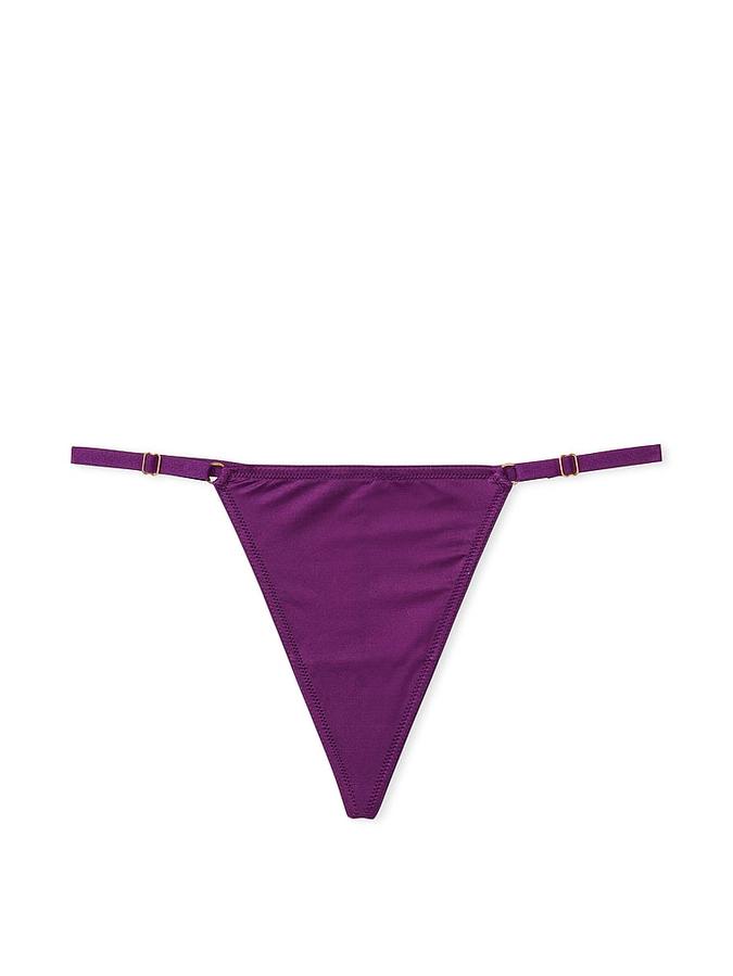 V Hardware Adjustable V-String Panty