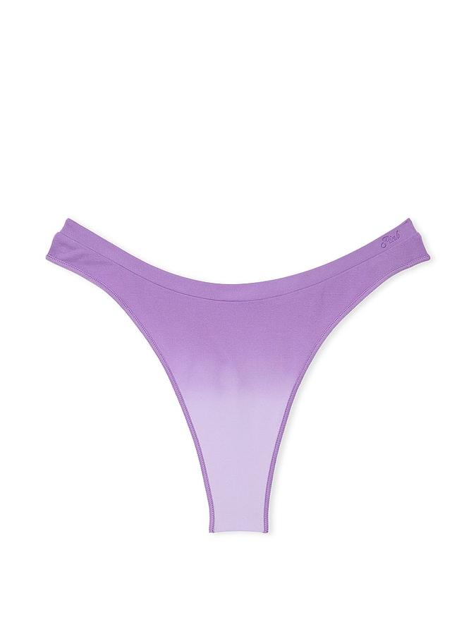 Seamless High-Leg Thong Panty image number 2