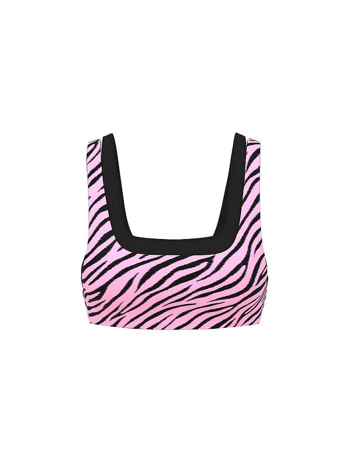 Relay Double Up Square-Neck Bra image number 2