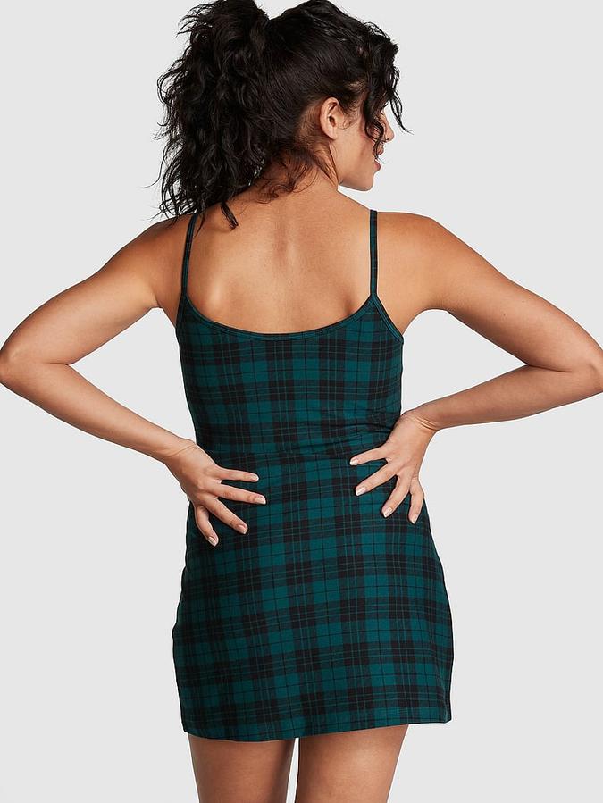 Stretch Cotton Cami Sleep Dress image number 1
