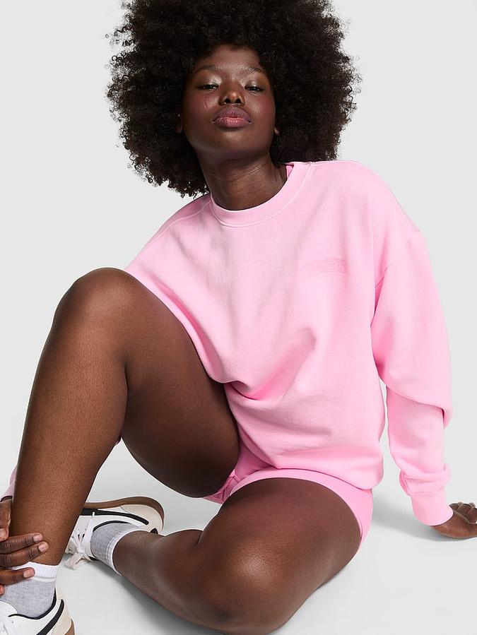 Ivy Fleece Oversized Crew Sweatshirt