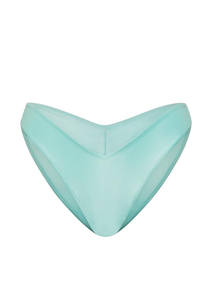 Satin Bow-Back Brazilian Panty image number 2