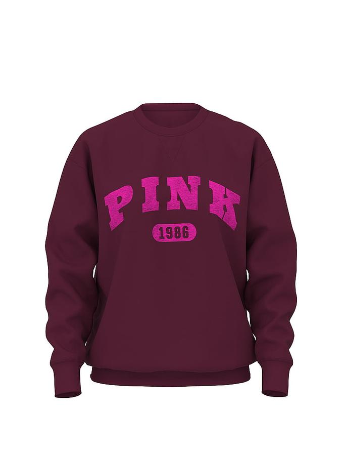 Ivy Fleece Oversized Crew Sweatshirt image number 2