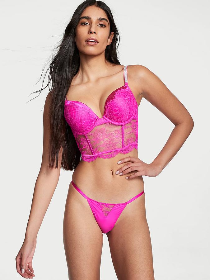 Lace String Cheekini Panty image number 0
