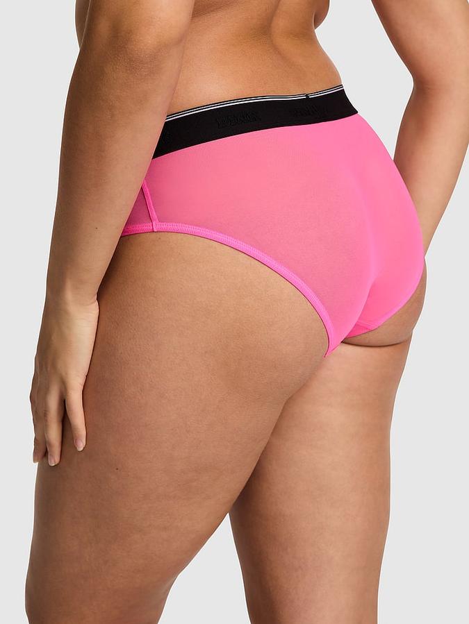 Logo Mesh Hiphugger Panty image number 1