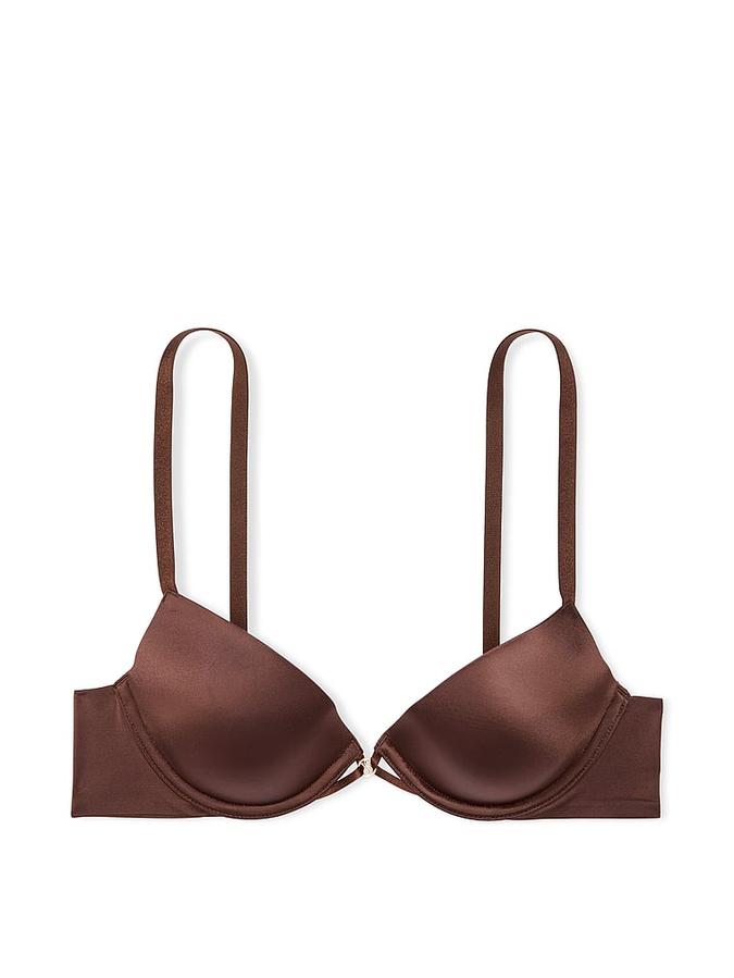 Smooth Lightly Lined Plunge Demi Bra image number 2