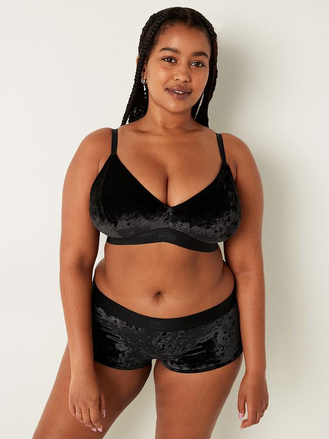 Velvet Triangle Bralette image number 0