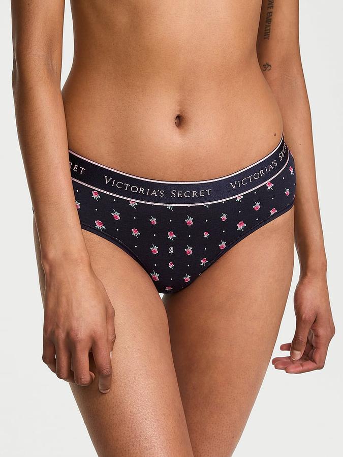 Logo Cotton Hiphugger Panty