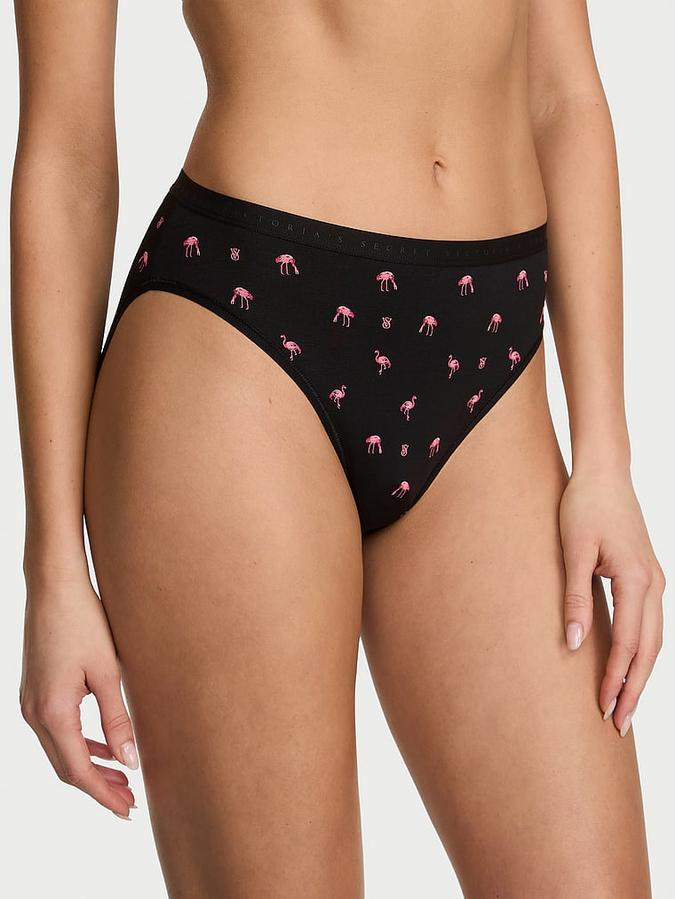 Stretch Cotton High-Leg Brief Panty