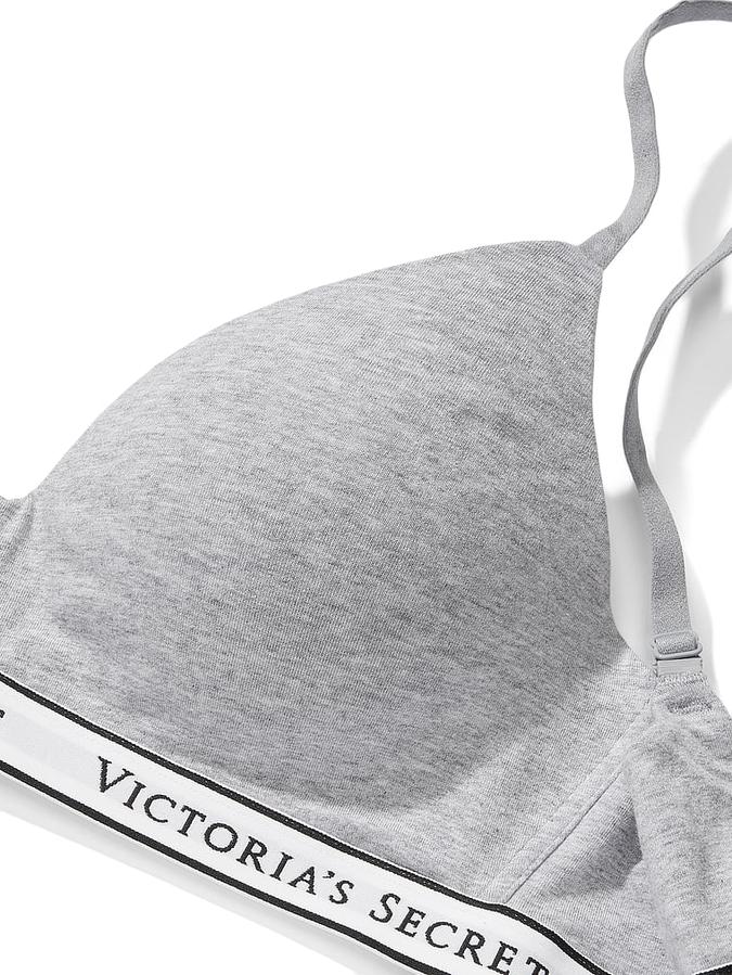 Lightly Lined Cotton Wireless Bra image number 3