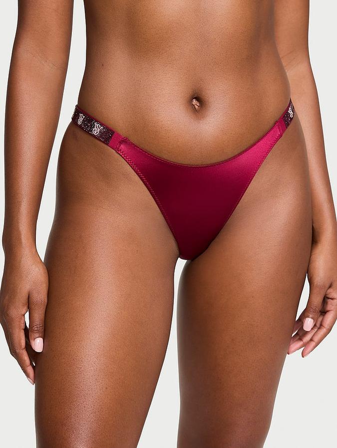 Shine Strap Thong Panty image number 0