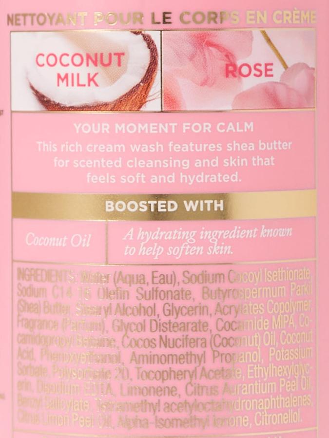 Coconut Milk Rose  Natural Beauty Cleanser Body Cream image number 1
