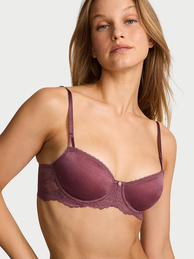 Wicked Sheer Shimmer Unlined Balconette Bra