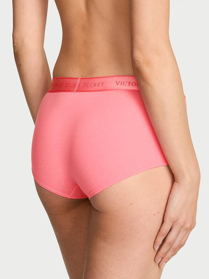 Logo Cotton Boyshort Panty