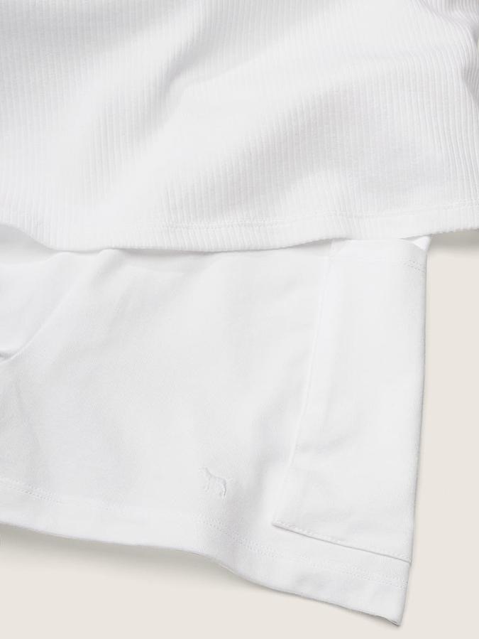 Rib Square Neck Active Dress image number 3