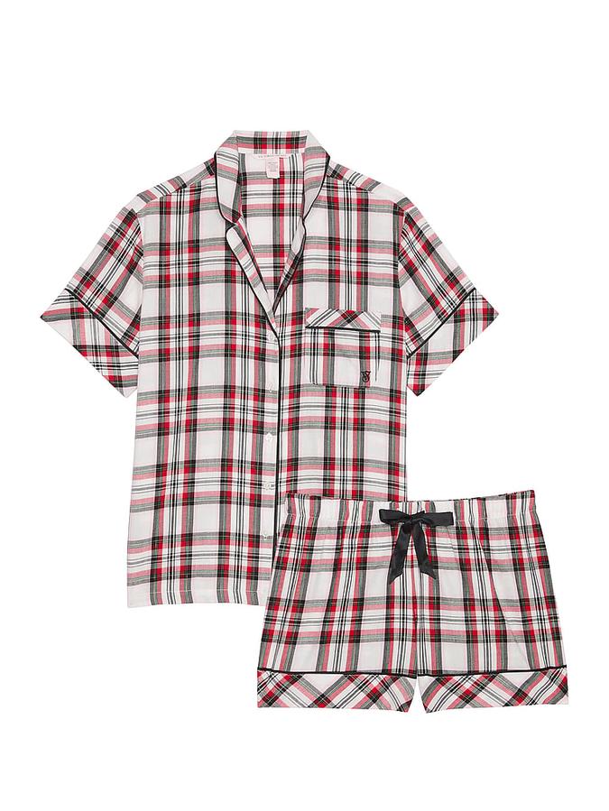 Flannel Short Pajama Set image number 2