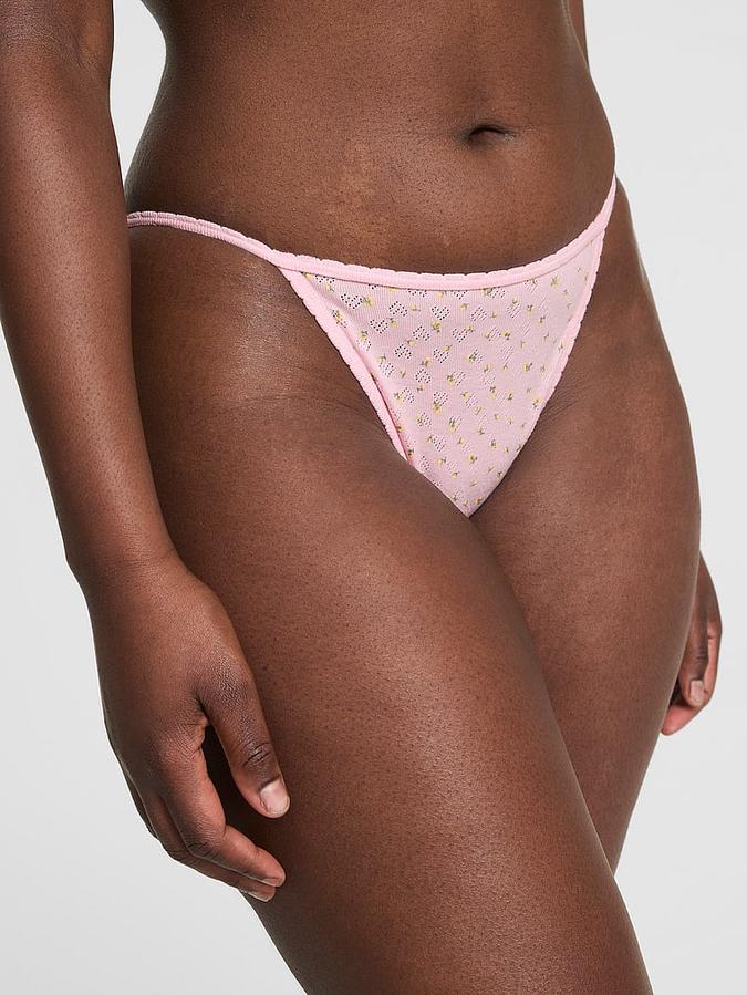 Cotton String Bikini Panty image number 0