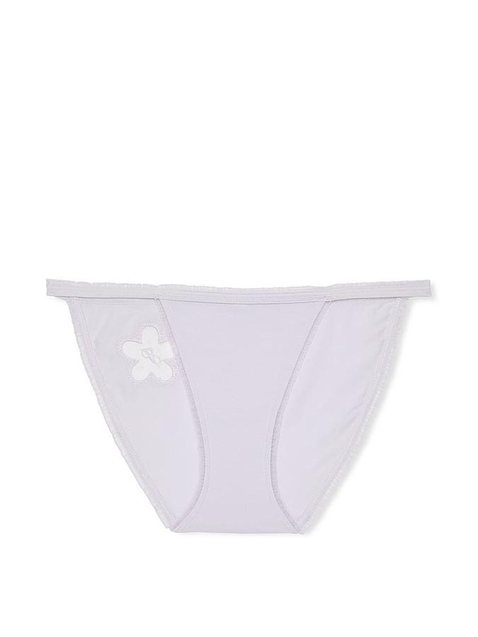 Cotton Daisy Patch String Bikini Panty image number 2