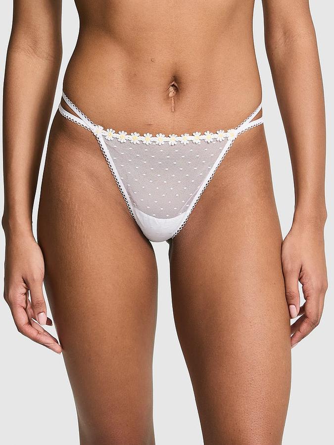 Wink Strappy V-String Thong Panty image number 0