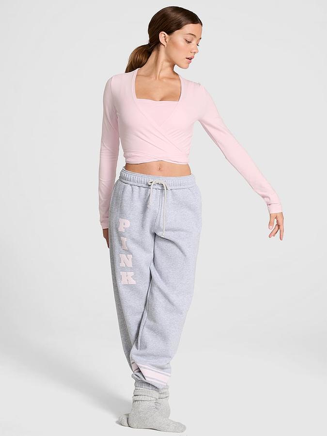 Base Ballet Cotton Wrap Top image number 0