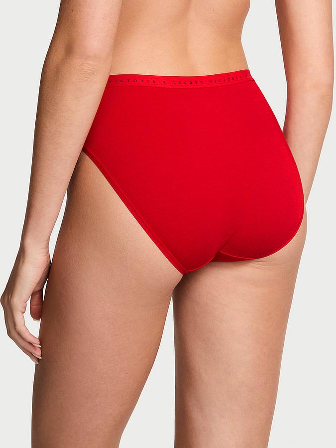 Stretch Cotton High-Leg Brief Panty