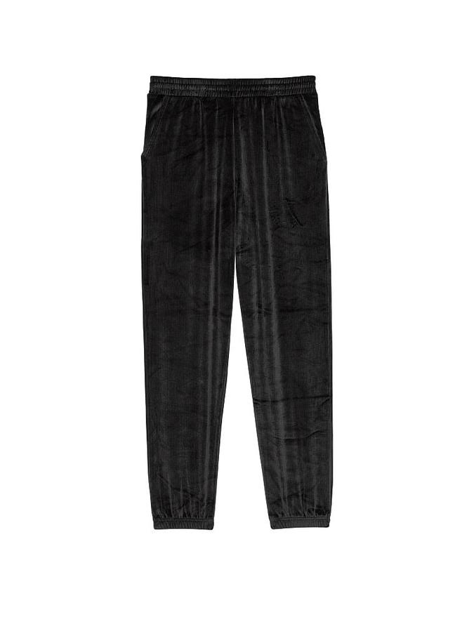 Velour Ribbed Lounge Pants image number 2
