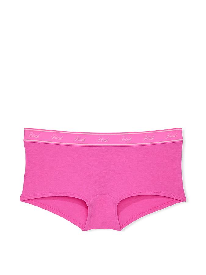 Logo Cotton Shine Boyshort Panty image number 2