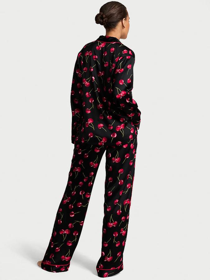 Signature Satin Long Pajama Set