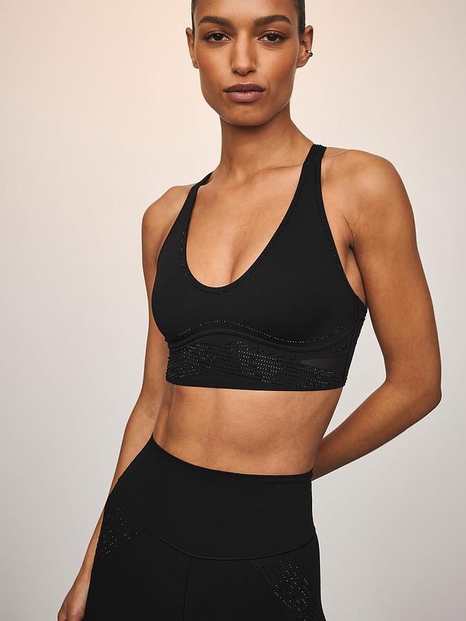 VSX Elevate™ Diamanté Flex Contours Plunge Sports Bra image number 2