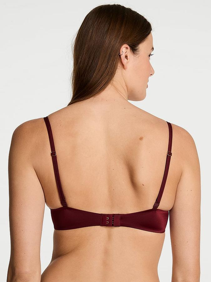 Smooth Lace-Trim Push-Up Bra
