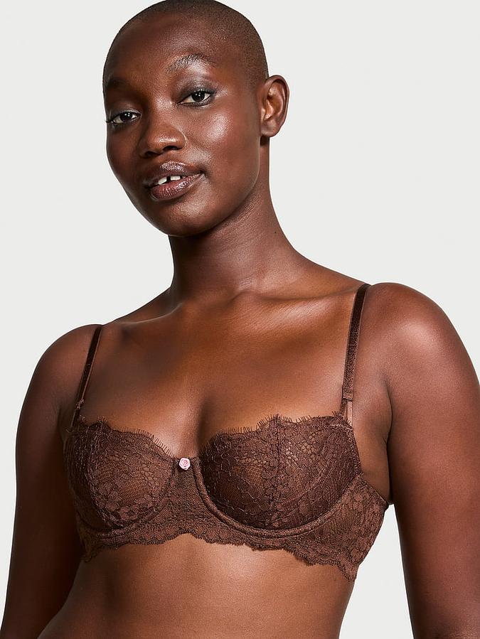 Wicked Unlined Lace Balconette Bra image number 0