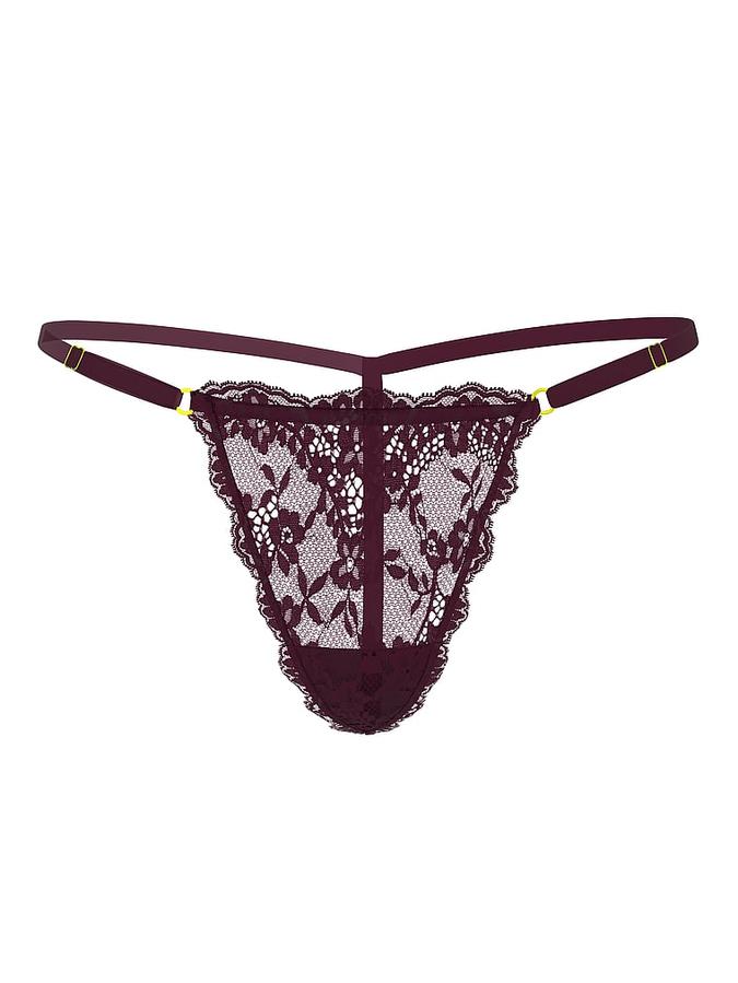 Lace Adjustable V-String Panty image number 2