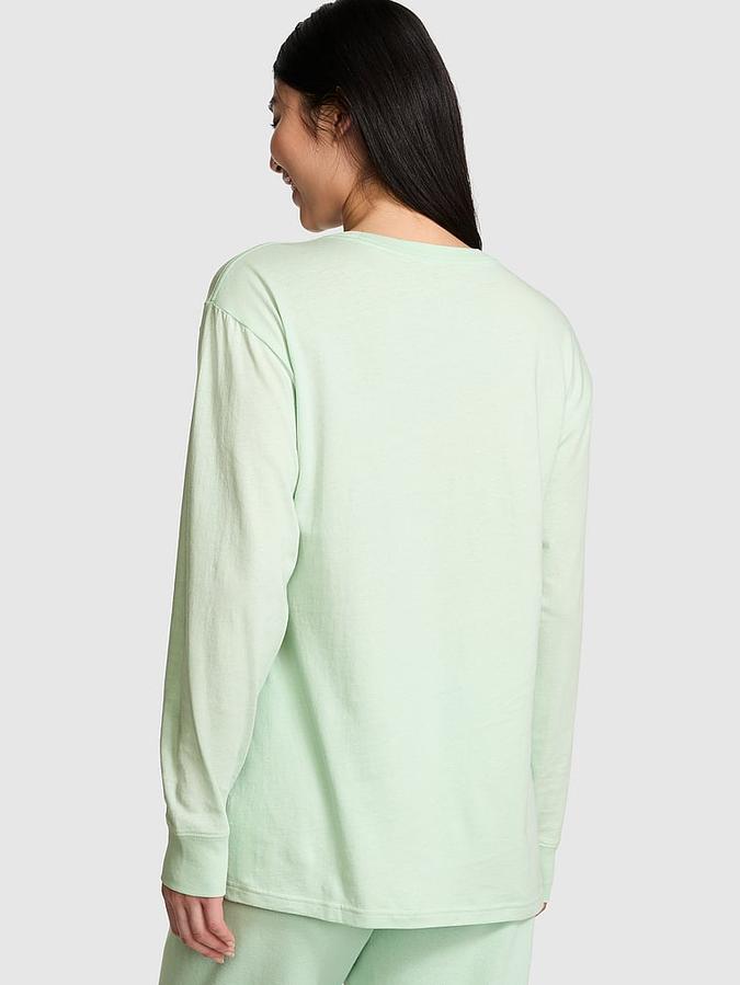 Campus Cotton Long-Sleeve Tee image number 1