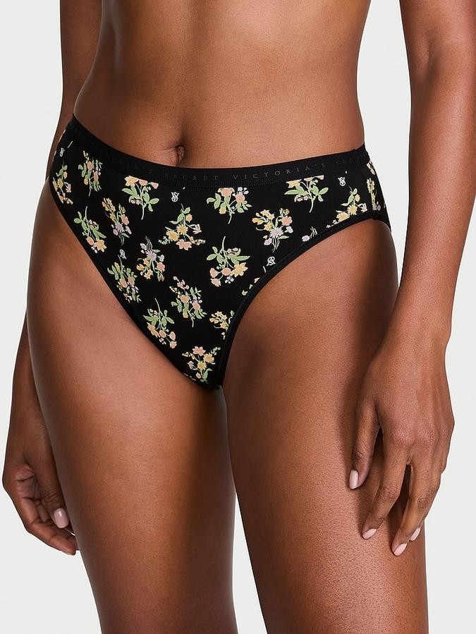 Stretch Cotton High-Leg Brief Panty