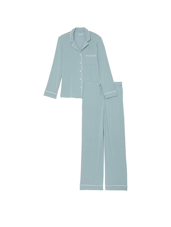 Modal Soft Long Pajama Set image number 2