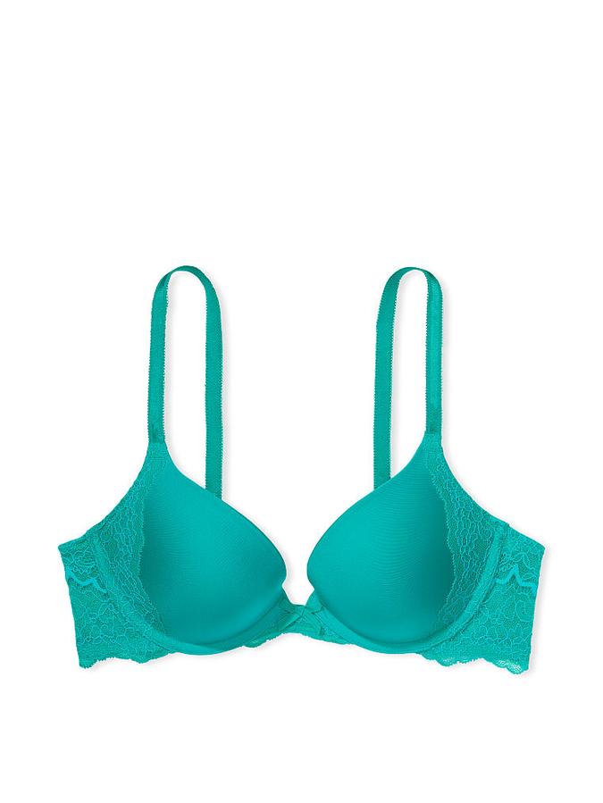 Floral Lace Push-Up Bra image number 2