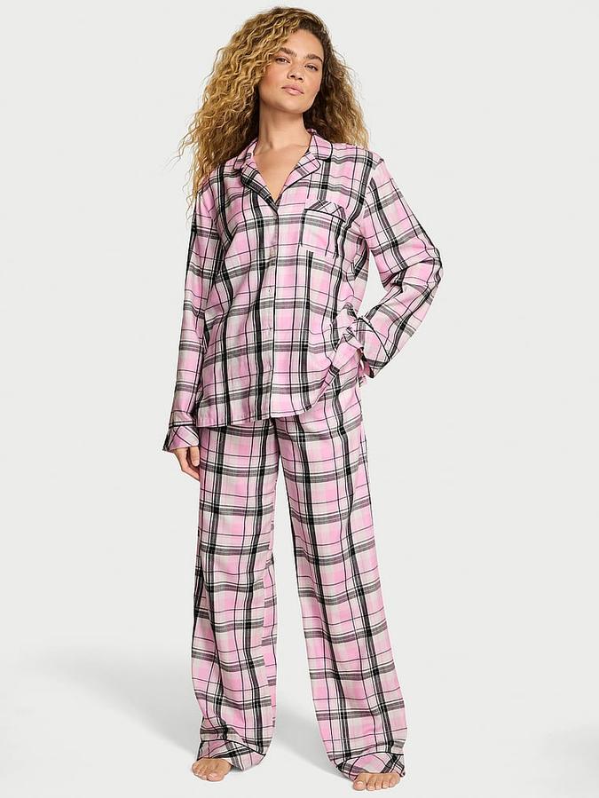 Flannel Long Pajama Set