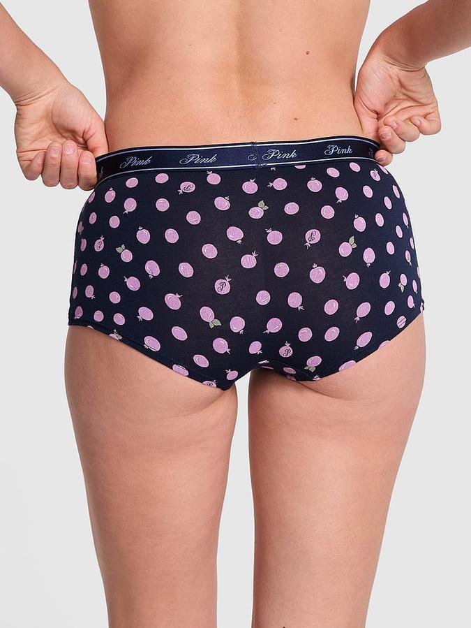 Logo Cotton Shine Boyshort Panty