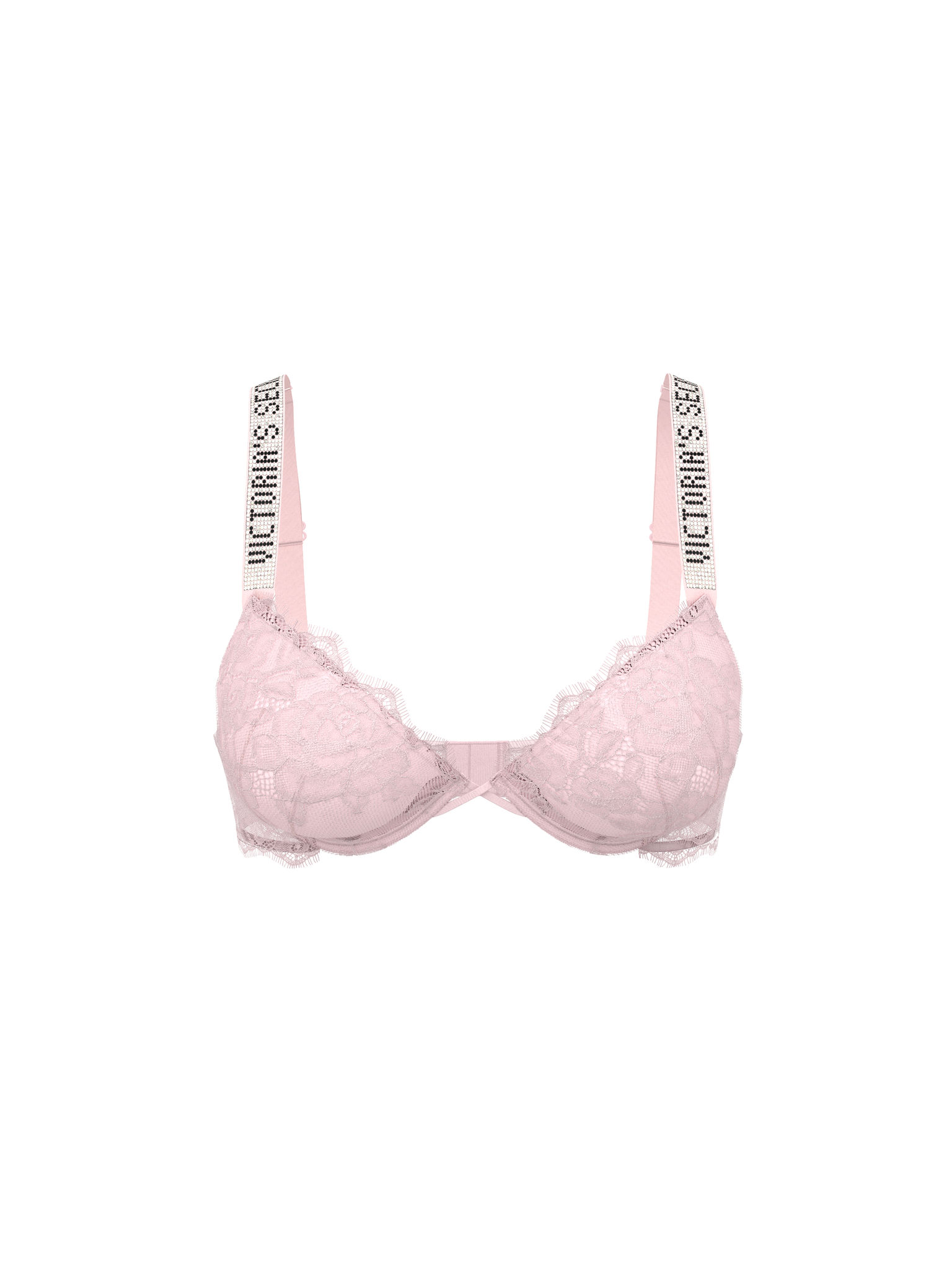 Shine Strap Lace Push-Up Bra image number 0