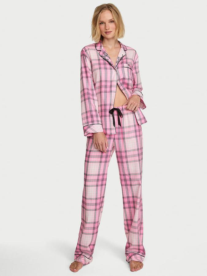Flannel Long Pajama Set