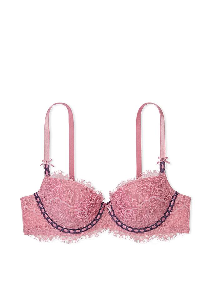 Lightly Lined Ribbon Slot Demi Bra image number 2