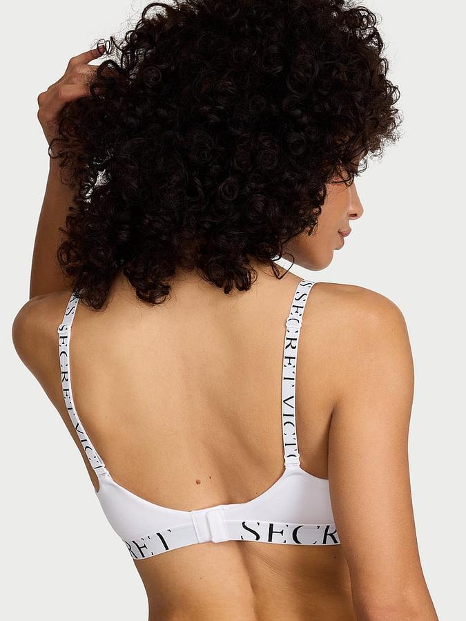 Perfect Shape Cotton Exploded Logo Push-Up Bra