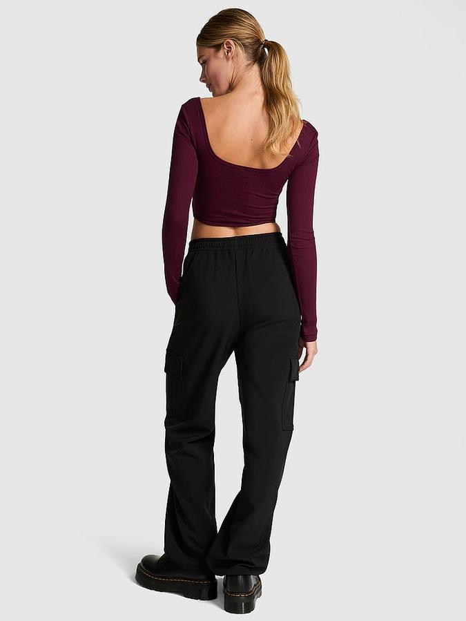 Brushed Woven Cargo Pants image number 1