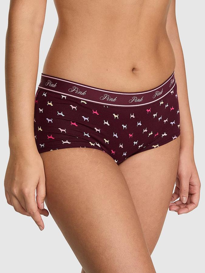 Logo Cotton Boyshort Panty