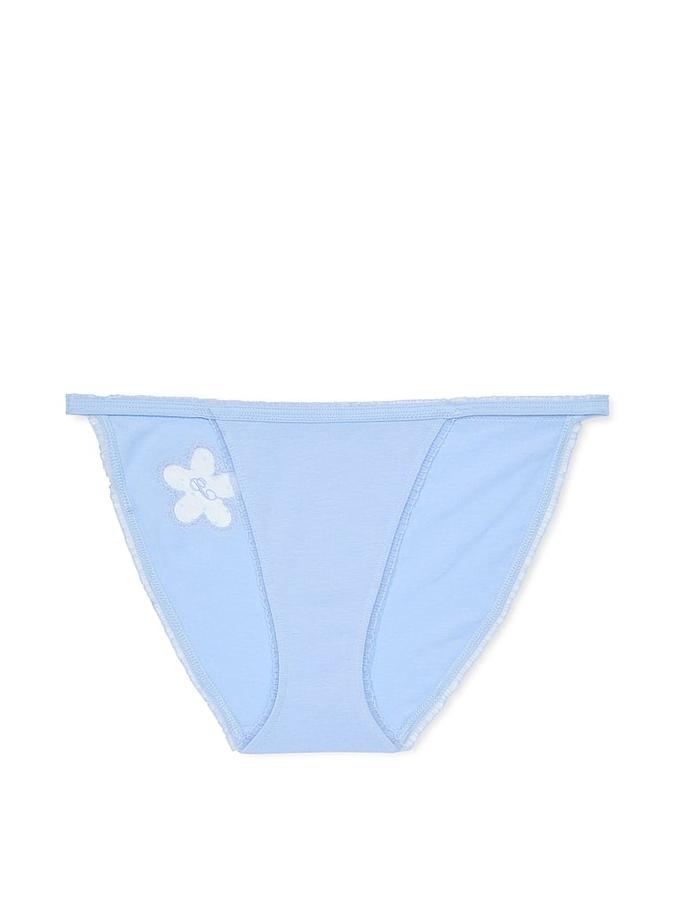 Cotton Daisy Patch String Bikini Panty image number 2